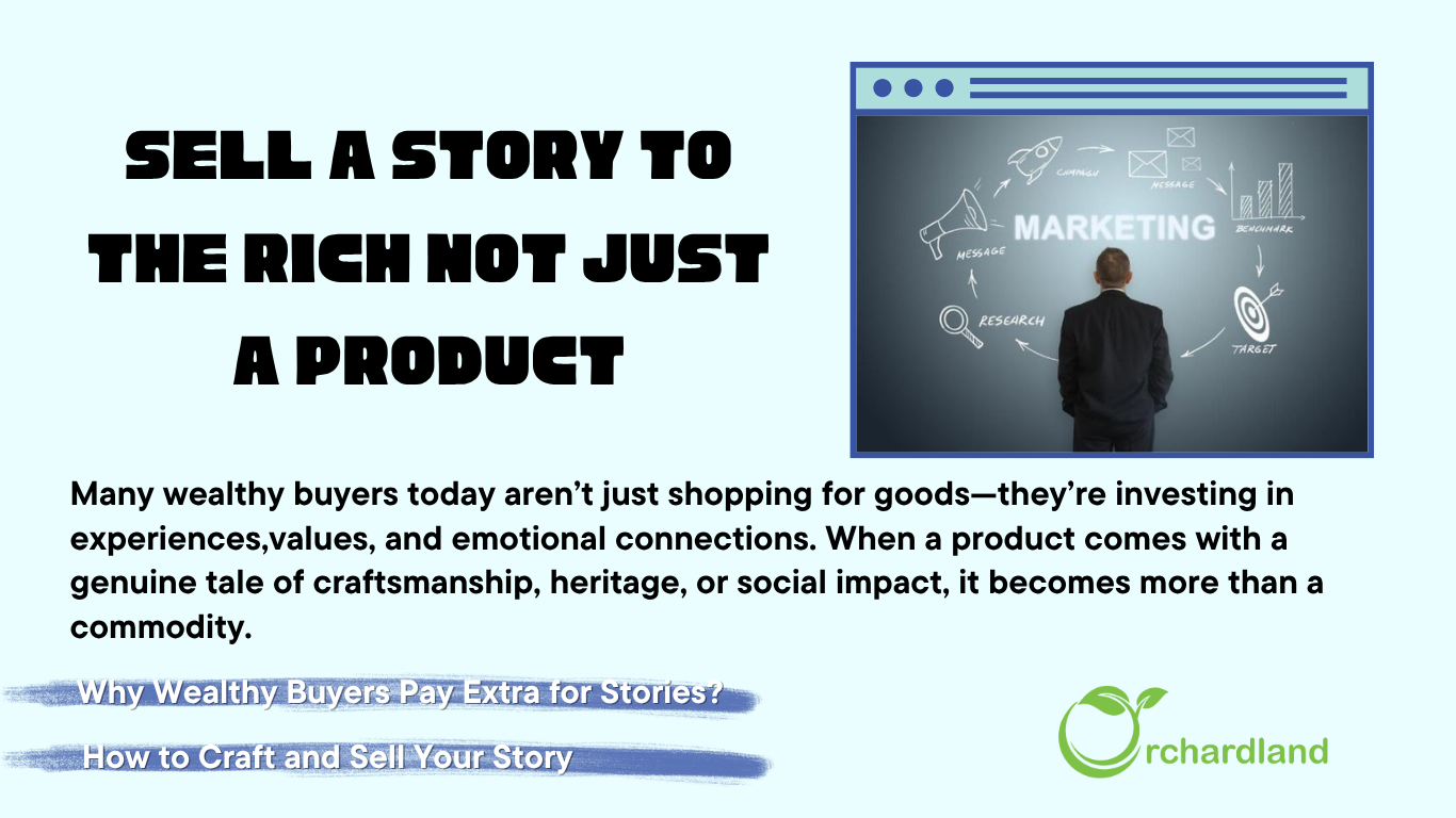 Sell a Story to the Rich Not Just a Product